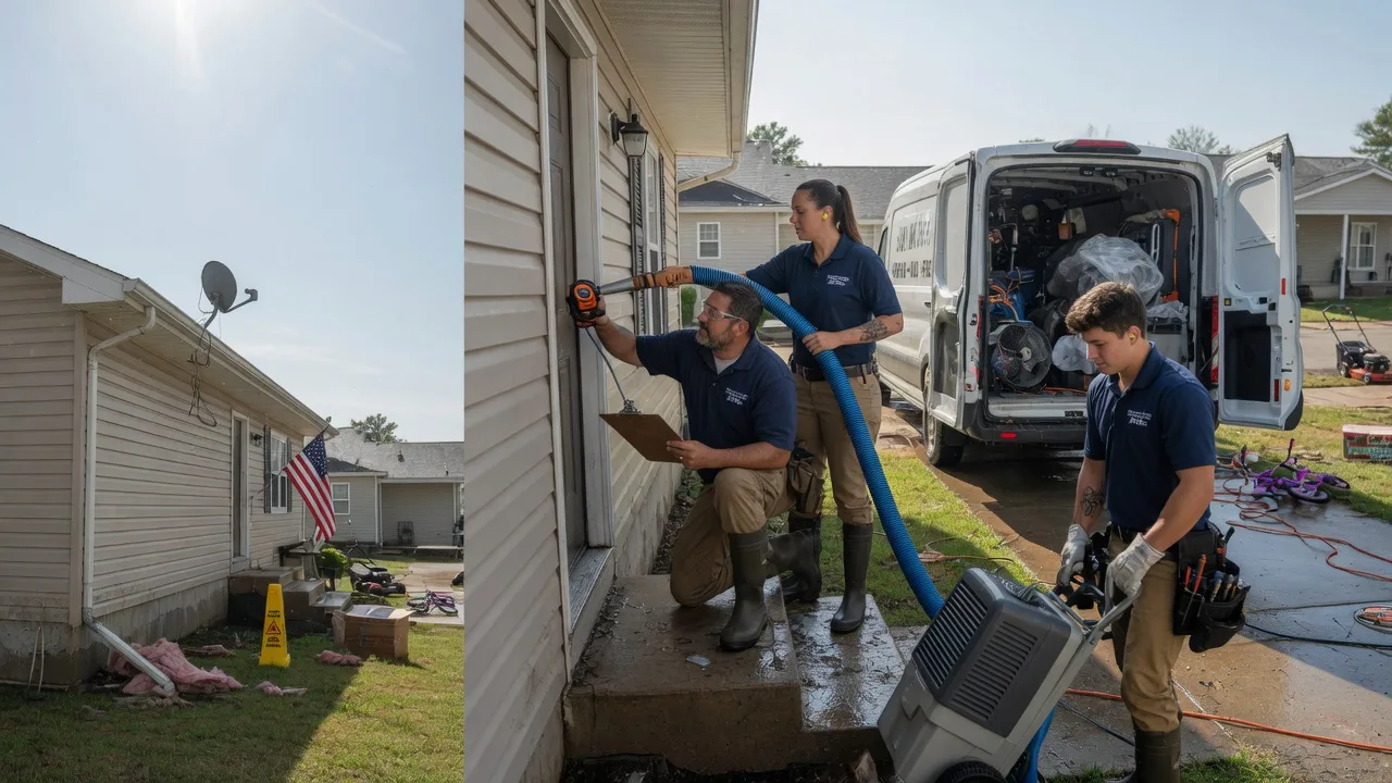 Ceiling Water Damage Restoration in Providence, KY near me